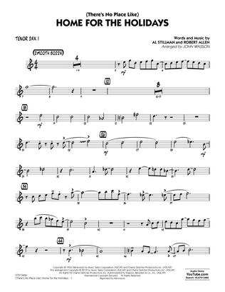 Book cover for (There's No Place Like) Home for the Holidays (arr. John Wasson) - Tenor Sax 1