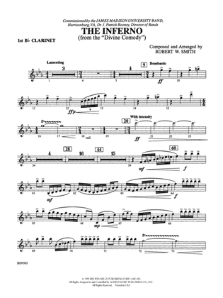 The Inferno: 1st B-flat Clarinet