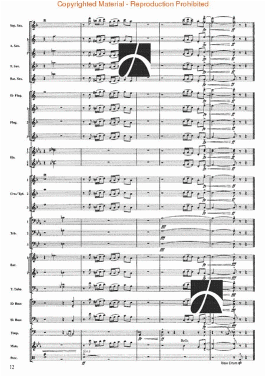 Firework Concert Band scores gallery preview page 11