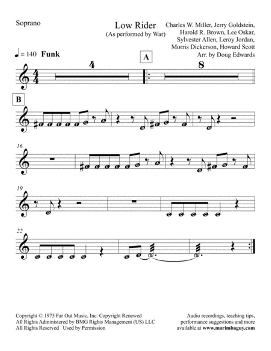 Low Rider Percussion Ensemble scores gallery preview page 4
