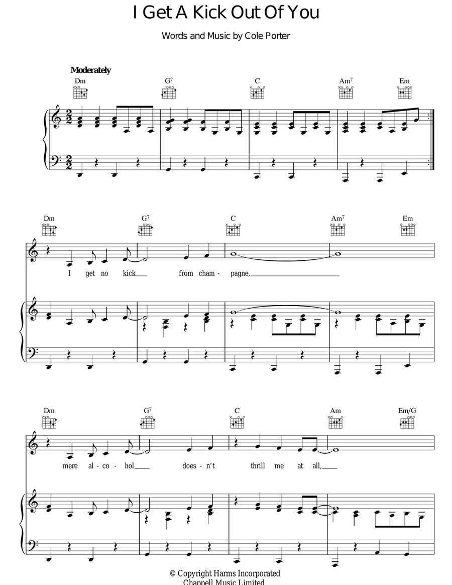 I Get A Kick Out Of You Guitar scores gallery preview page 1