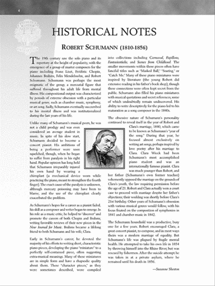 Schumann – Scenes from Childhood (Kinderscenen), Opus 15 Piano Solo scores gallery preview page 4