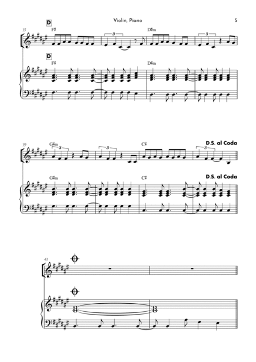 305 305 Violin Solo scores gallery preview page 5