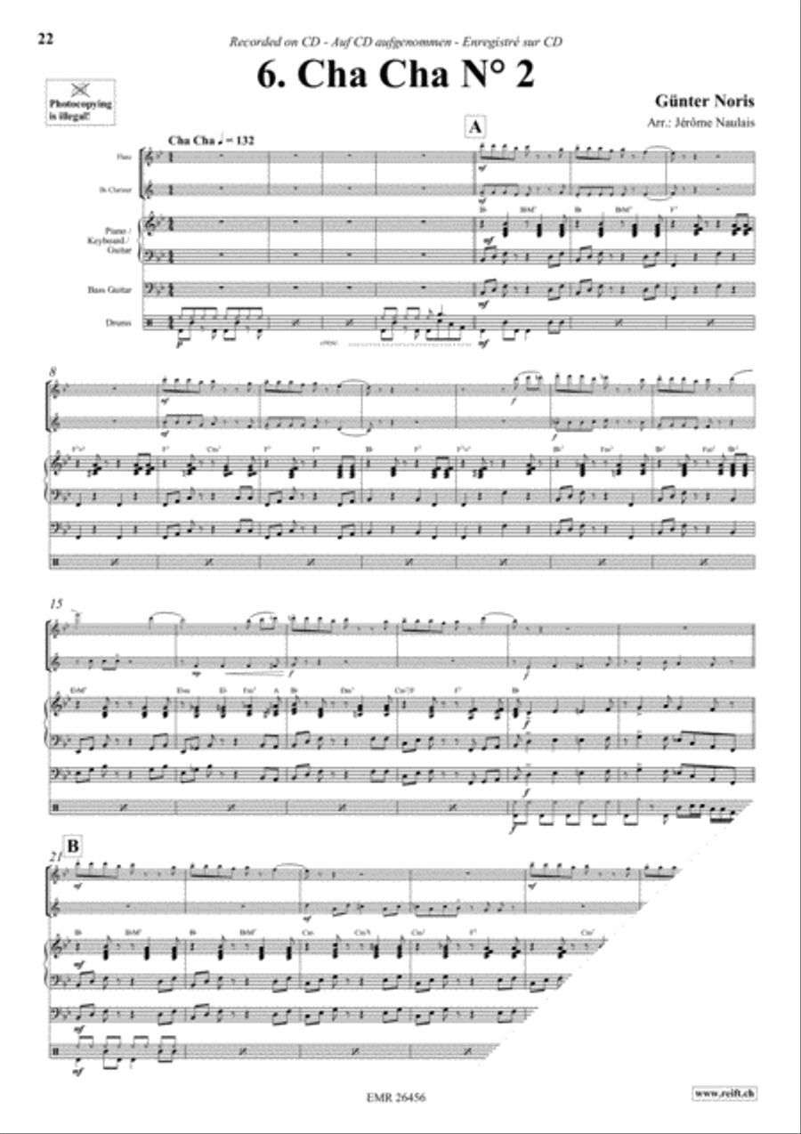Let's Dance Volume 2 Woodwind Ensemble scores gallery preview page 8