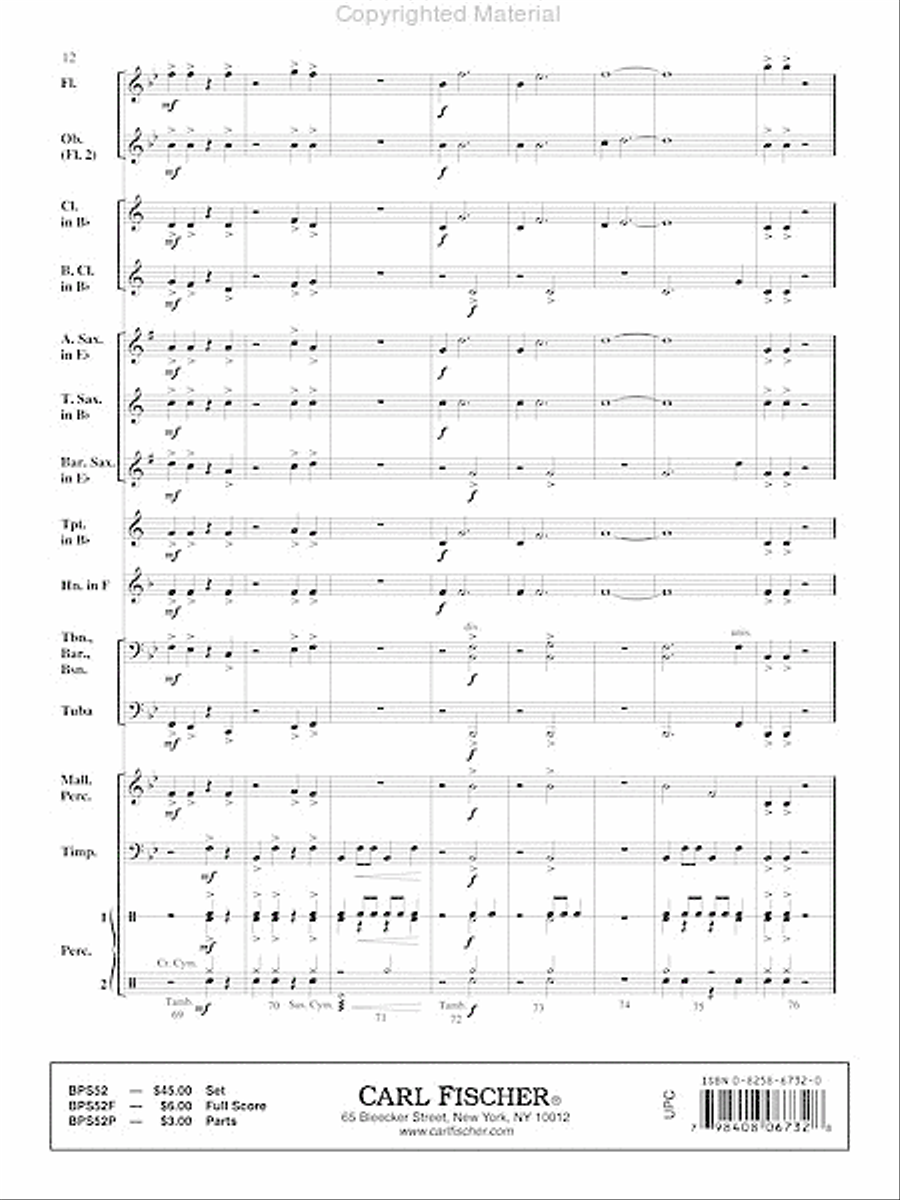 Redhawk Redhawk Concert Band scores gallery preview page 13