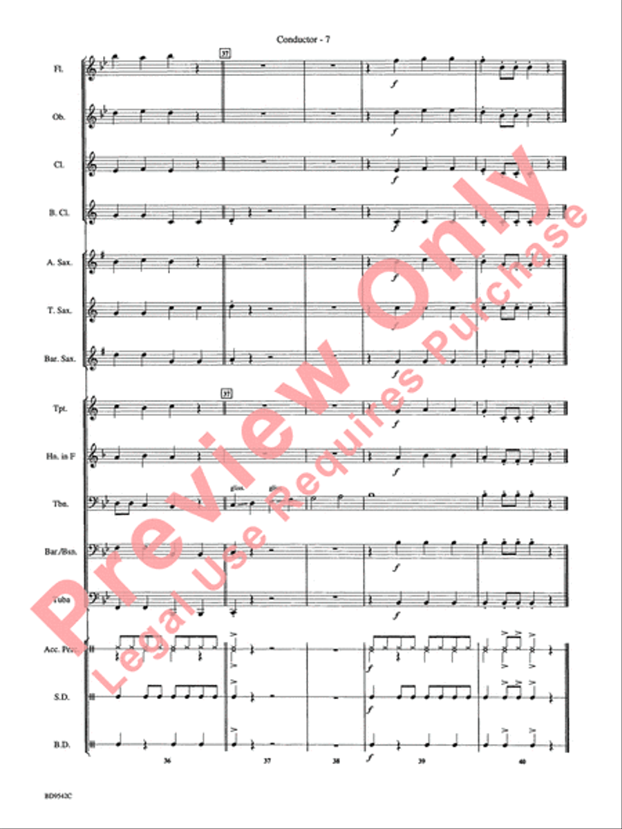 Trombo Mambo Concert Band scores gallery preview page 10