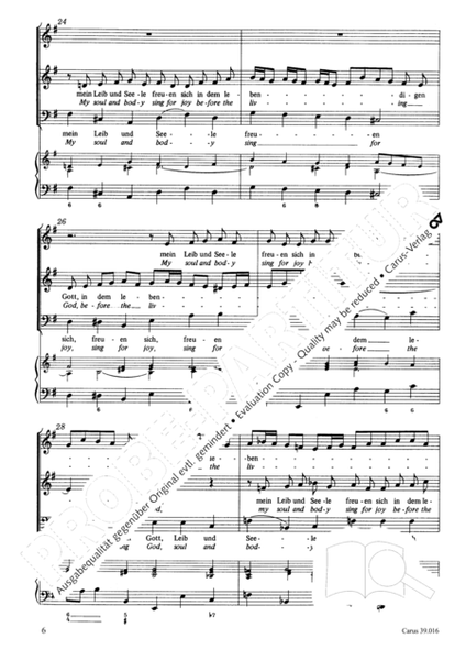 How beautiful is thy dwelling place (Wie lieblich sind deine Wohnungen) by Georg Philipp Telemann SA - Sheet Music