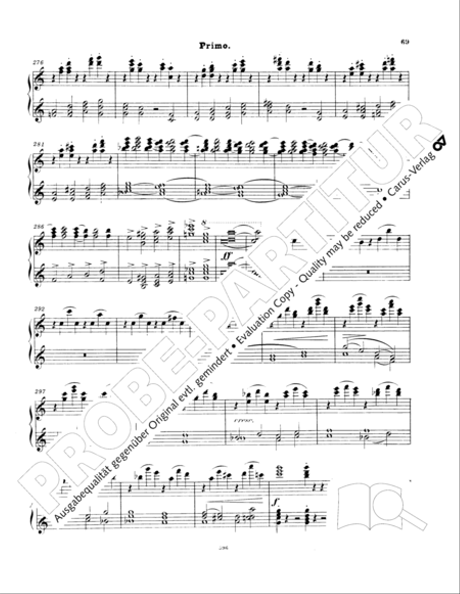 Ein Deutsches Requiem (German Requiem) Piano Duet scores gallery preview page 78