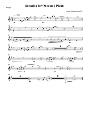 Sonatina for Oboe and Piano