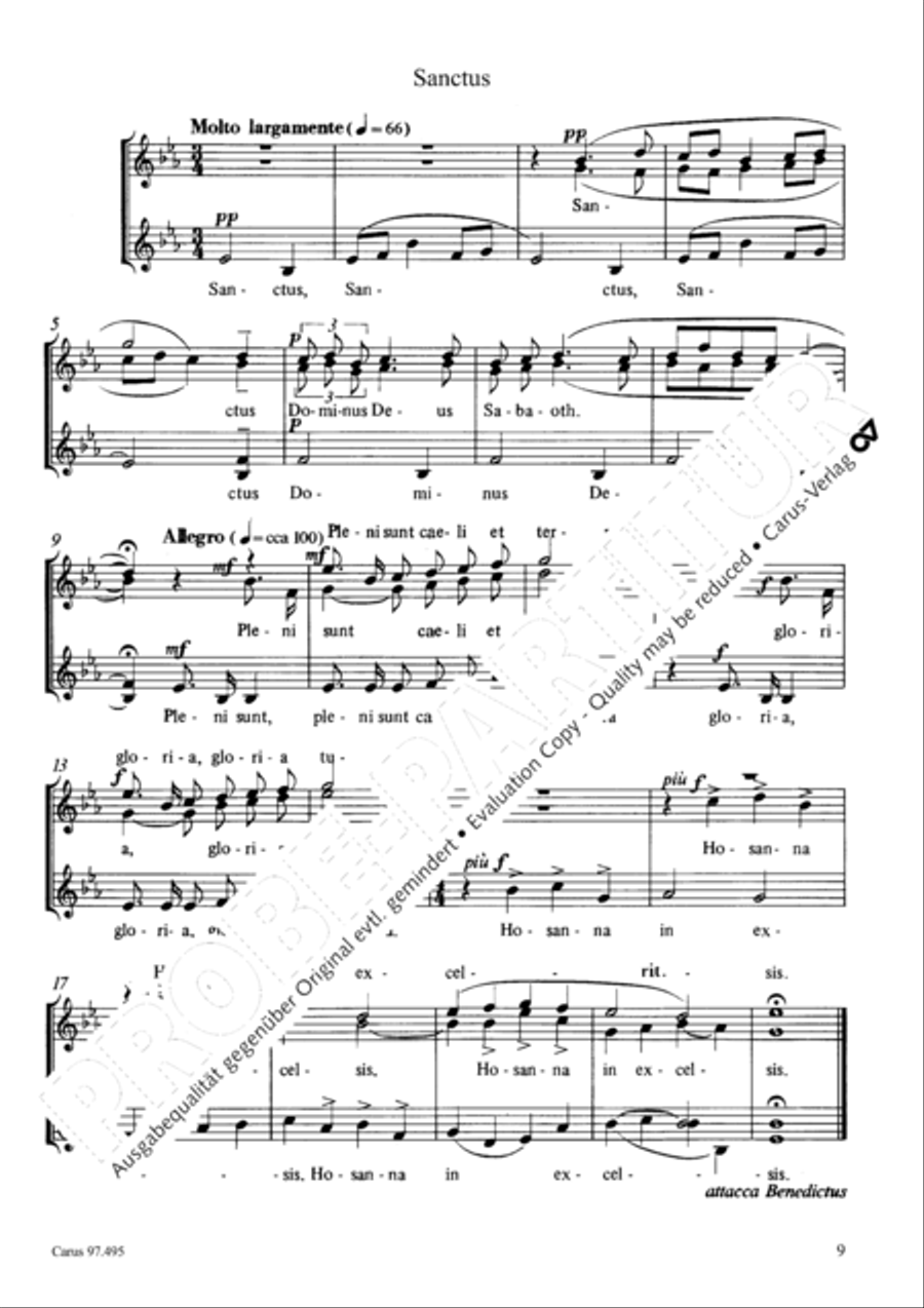 Missa Verna tempore paschali SSA scores gallery preview page 10