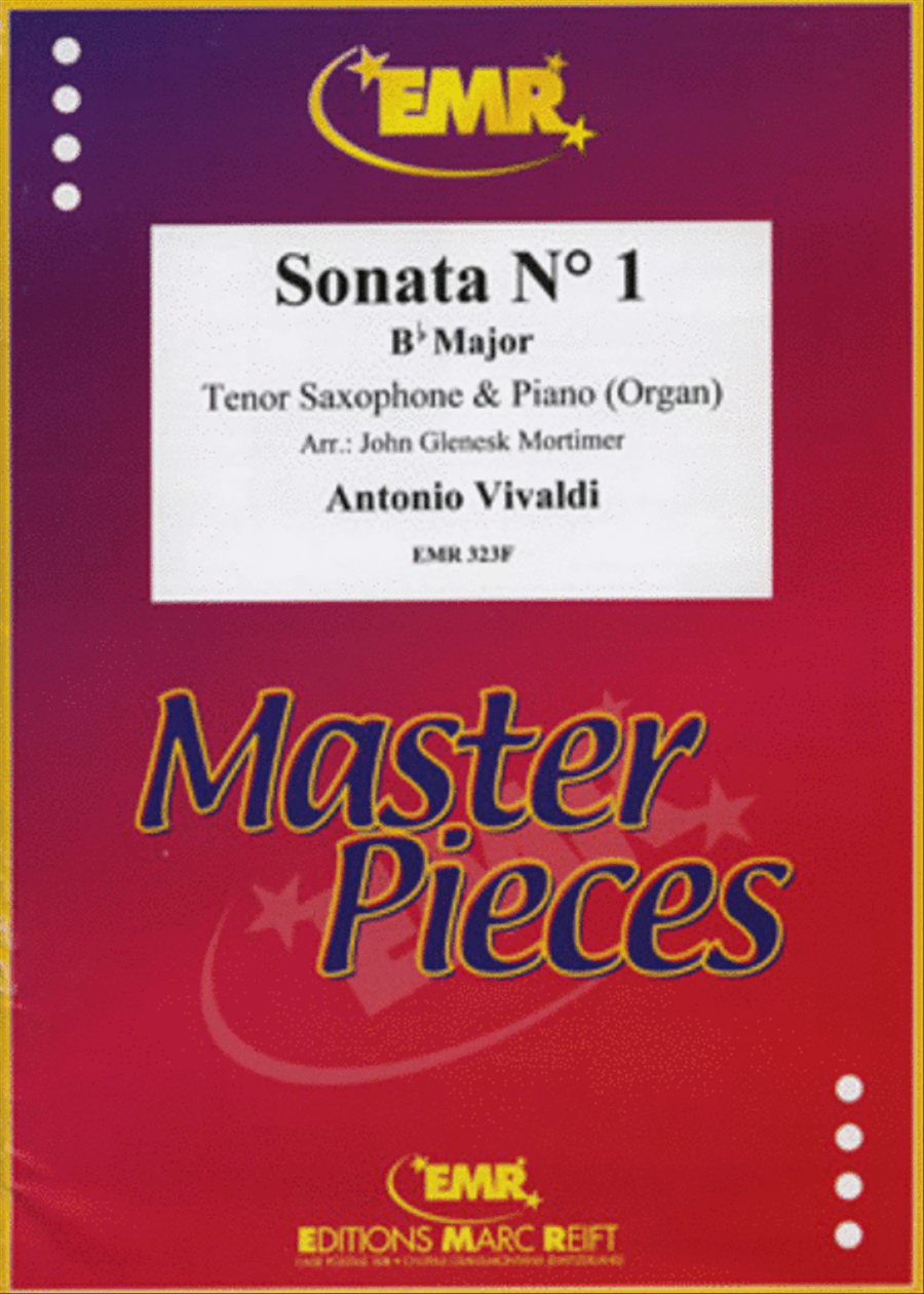 Sonata No. 1 Sonata No. 1 Tenor Saxophone scores gallery preview page 1