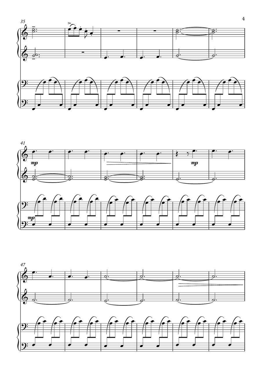 Downton Abbey (theme) Piano scores gallery preview page 5
