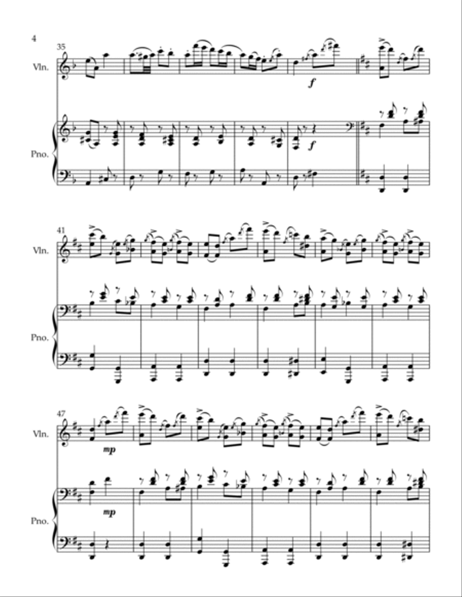 Helen Polka Helen Polka Violin Solo scores gallery preview page 4