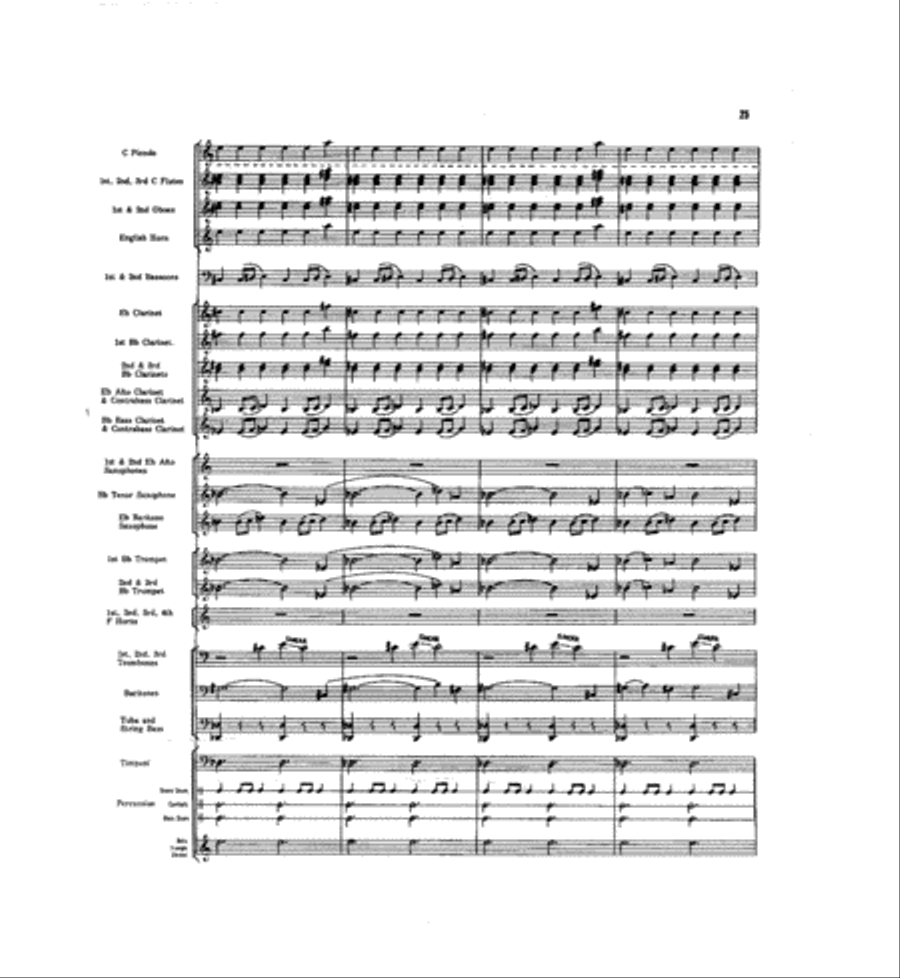 Caccia and Chorale Concert Band scores gallery preview page 24