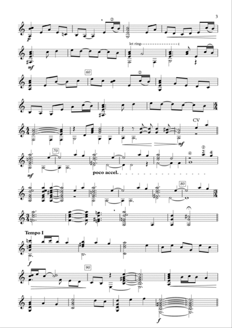 Twilight on the Aristate Acoustic Guitar scores gallery preview page 3