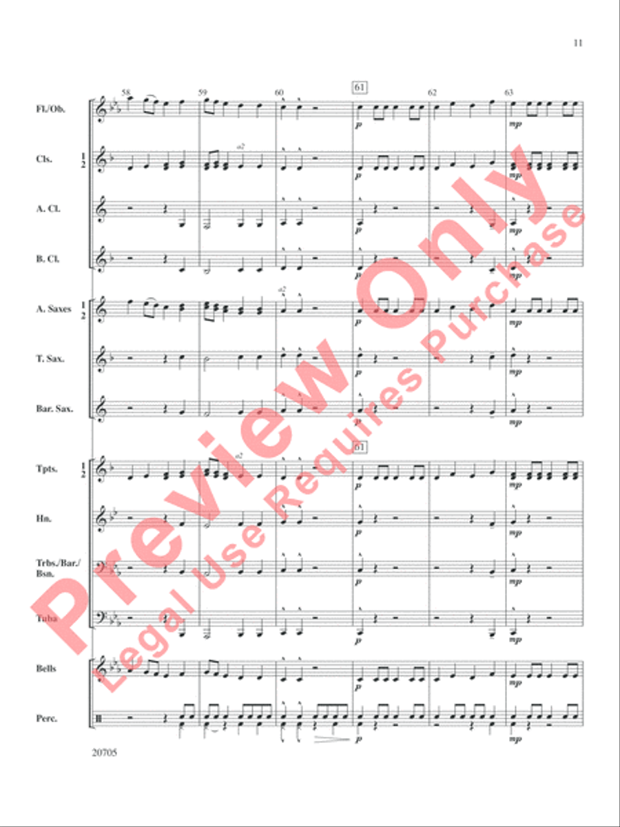 Alpha Squadron Alpha Squadron Concert Band scores gallery preview page 12