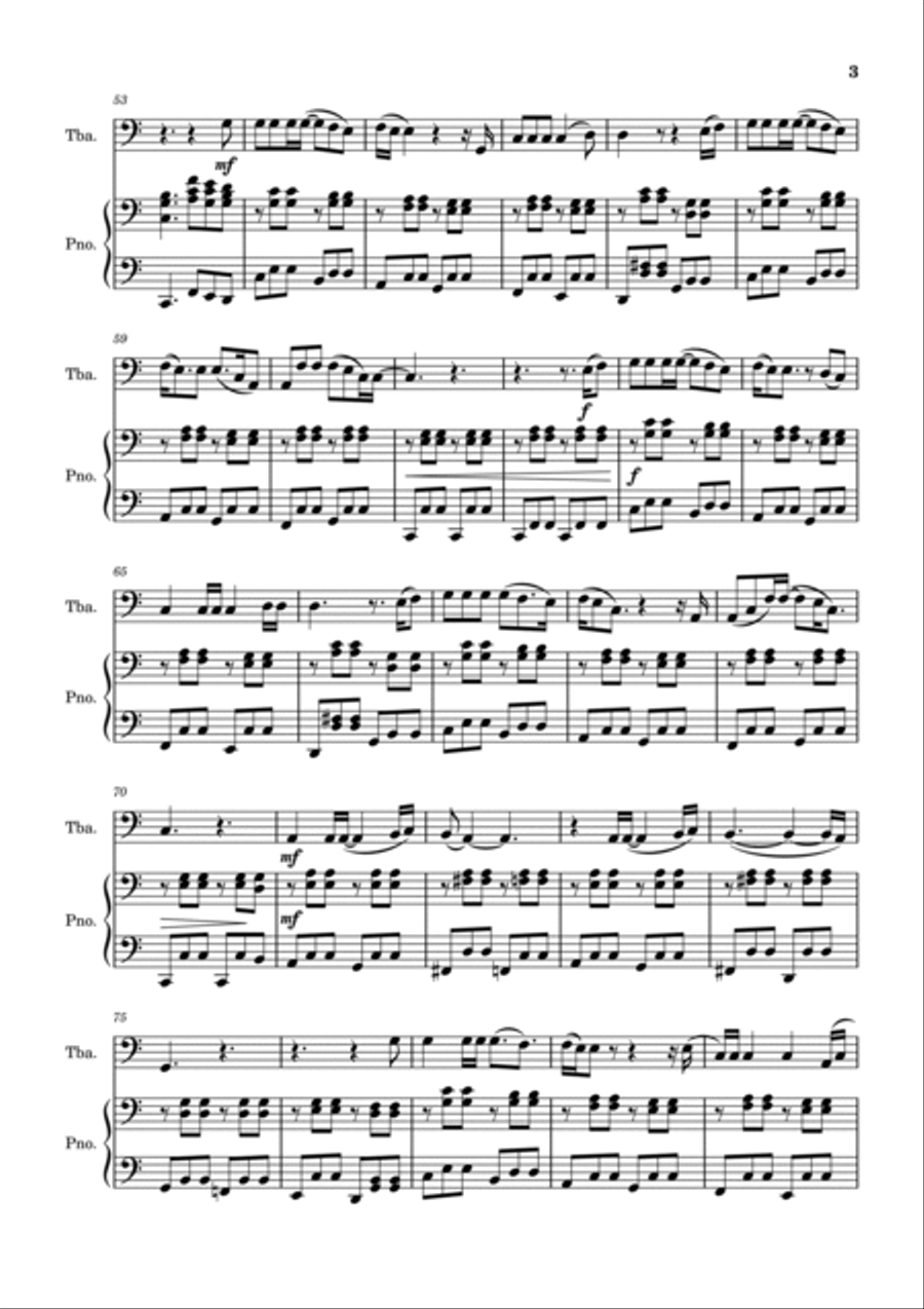 Piano Man Piano scores gallery preview page 3