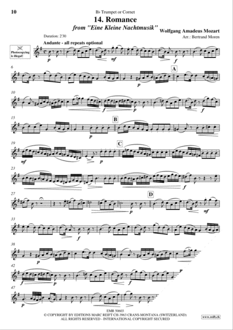20 Slow Melodies Volume 1 Cornet scores gallery preview page 12