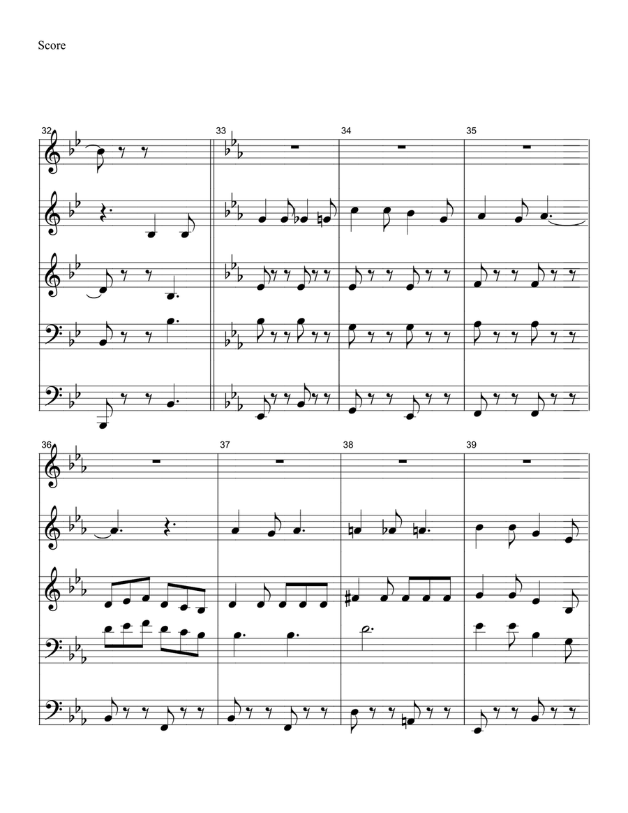 Seventy Six Trombones Horn scores gallery preview page 5