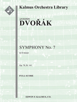 Book cover for Symphony No. 7 in D minor, Op. 70, B. 141
