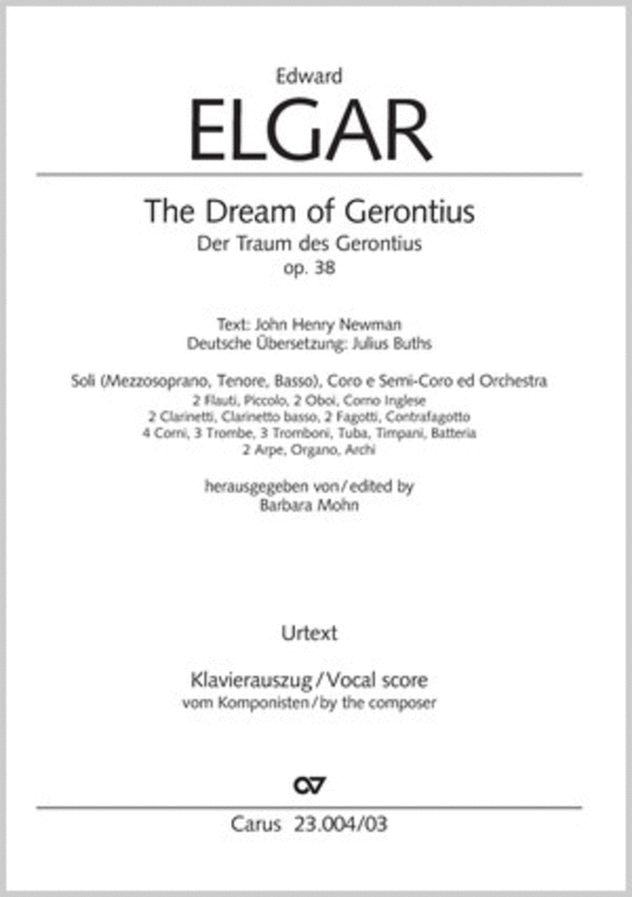 The Dream of Gerontius Divisi scores gallery preview page 1