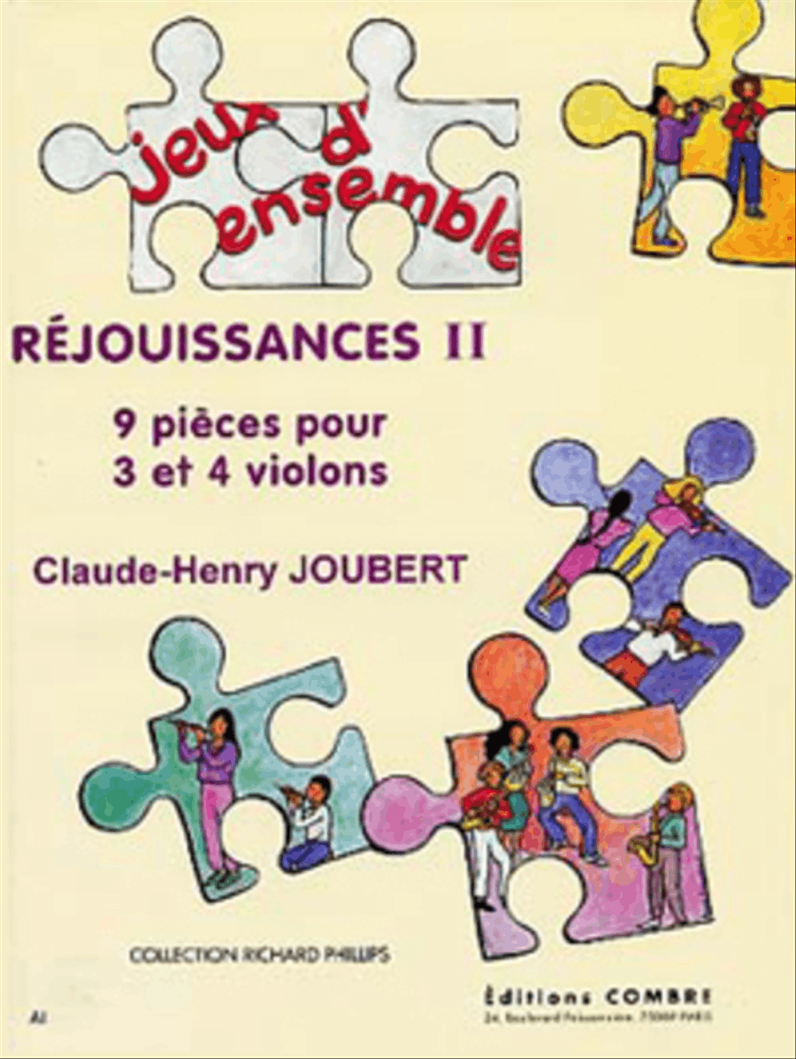 Rejouissances II Violin scores gallery preview page 1