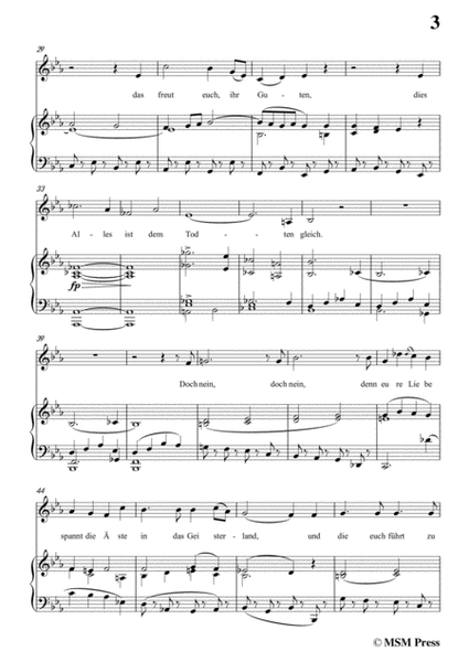 Schubert-An die Freunde(To My Friends),D.654,in e flat minor,for Voice&Piano image number null