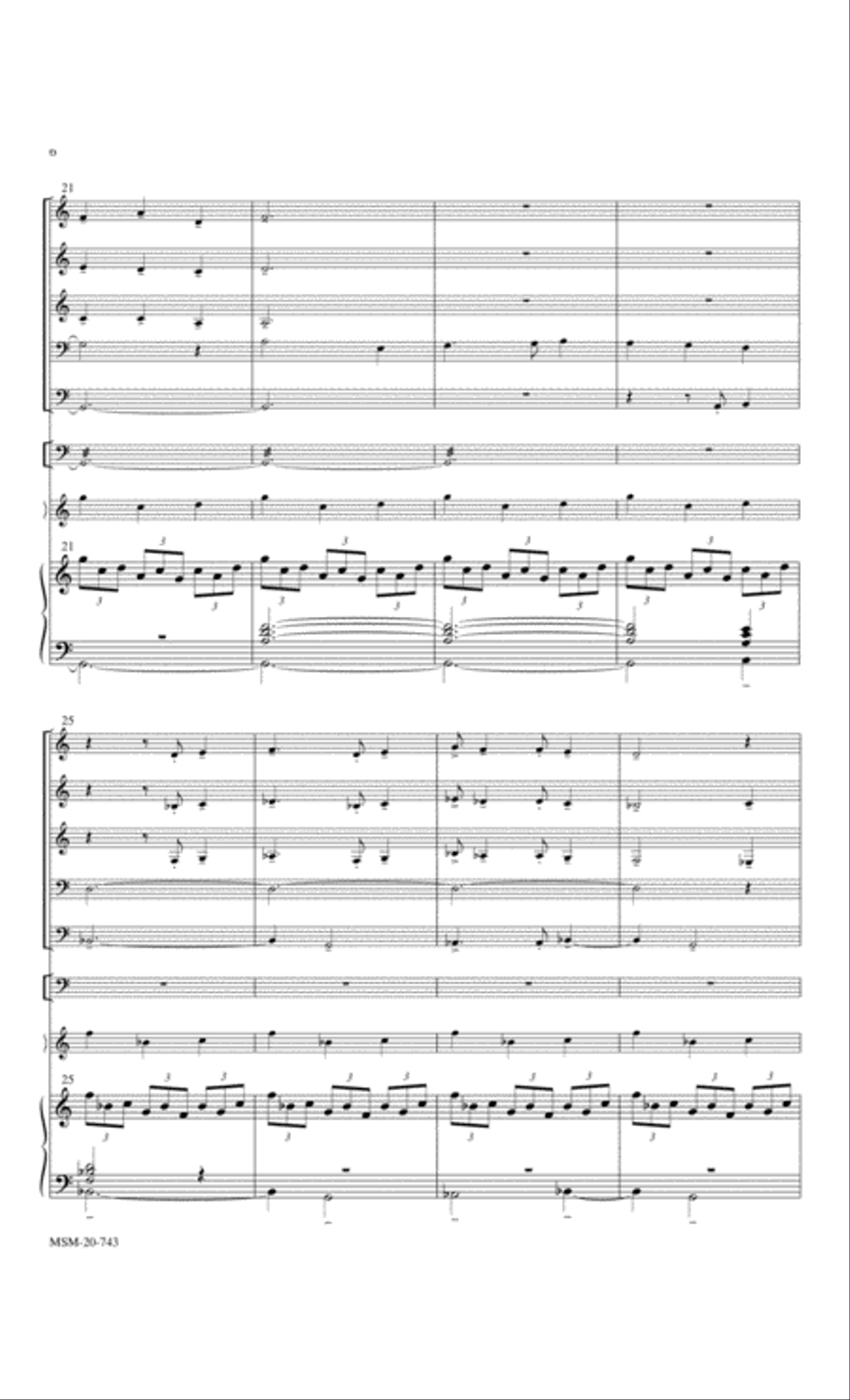 Abbot's Leigh Choir scores gallery preview page 4