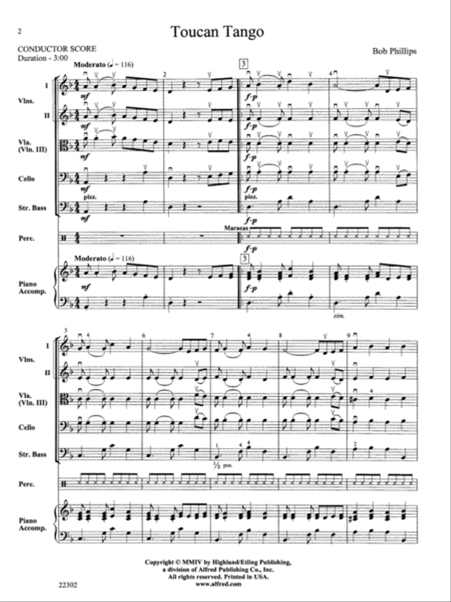 Toucan Tango String Orchestra scores gallery preview page 2