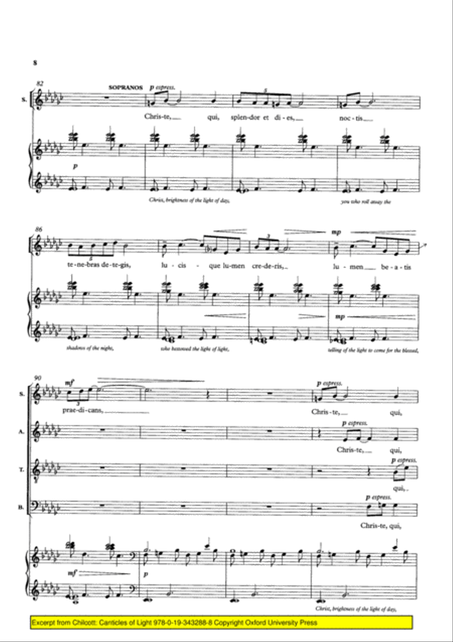 Canticles of Light 4-Part scores gallery preview page 3