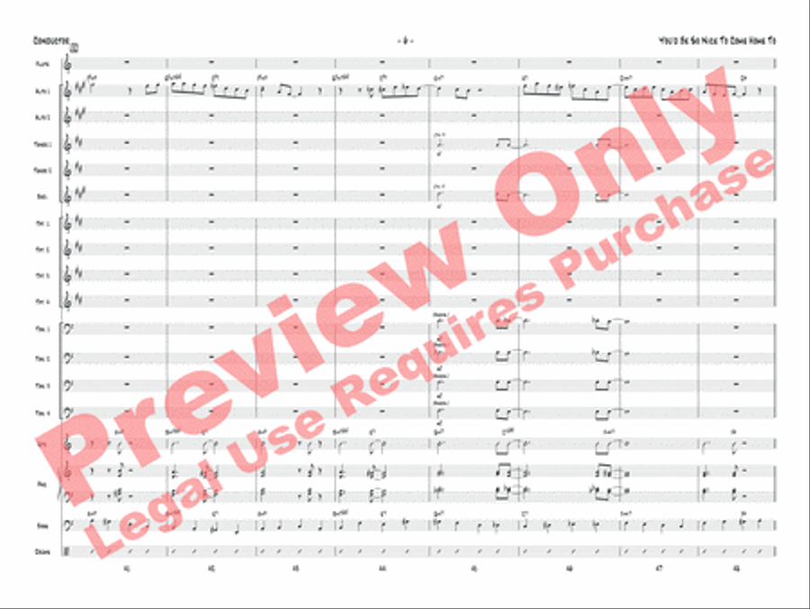 You'd Be So Nice to Come Home To Jazz Ensemble scores gallery preview page 27