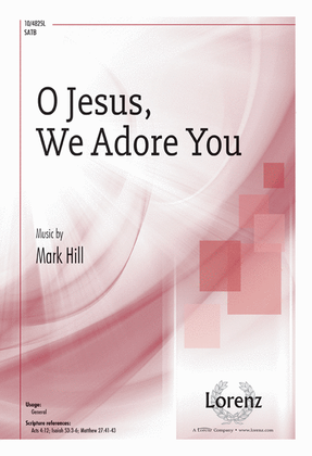 Book cover for O Jesus, We Adore You