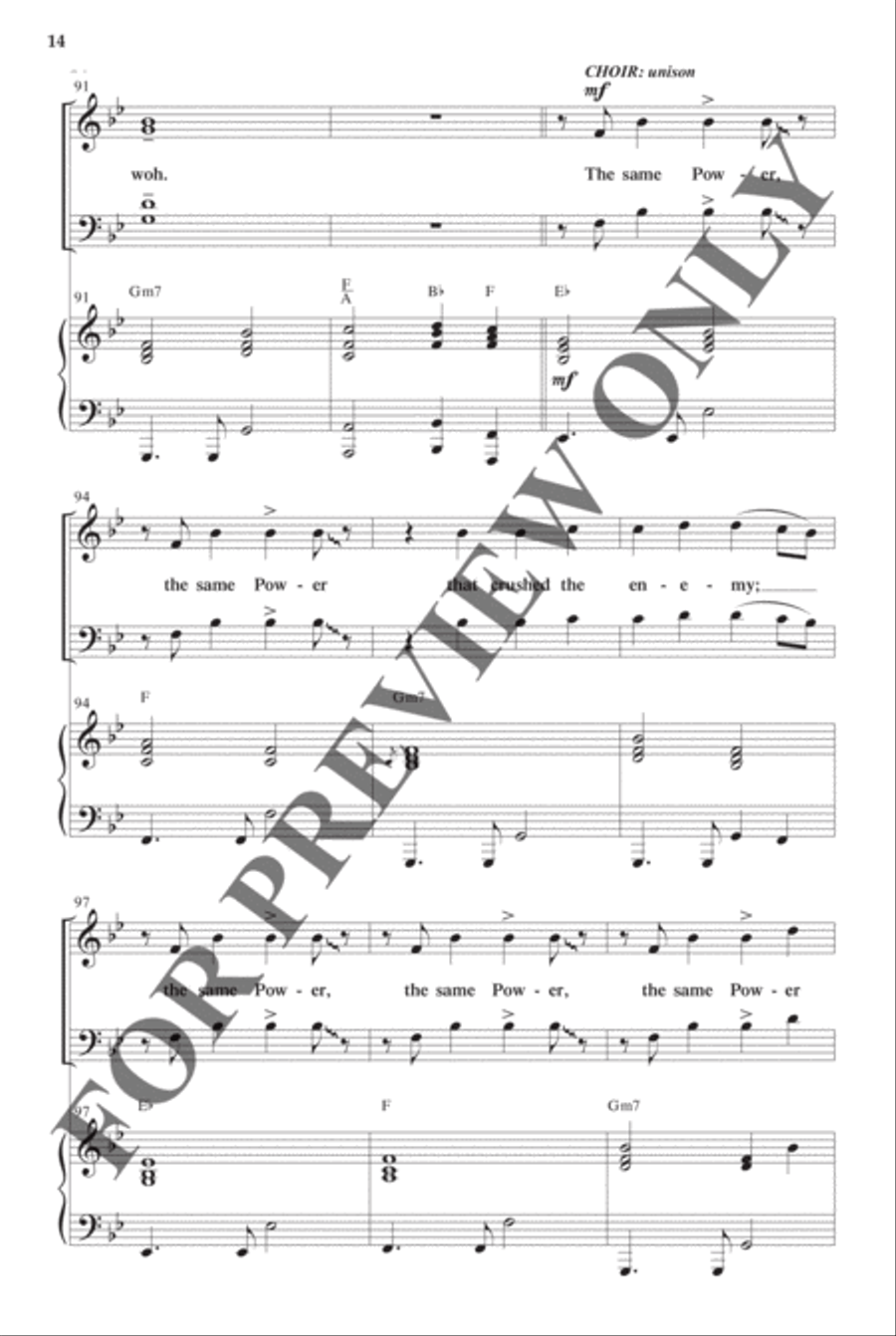Best-Selling Easter Anthem Pak Vol 1 - Anthem Preview Pak Hymn Anthems scores gallery preview page 14