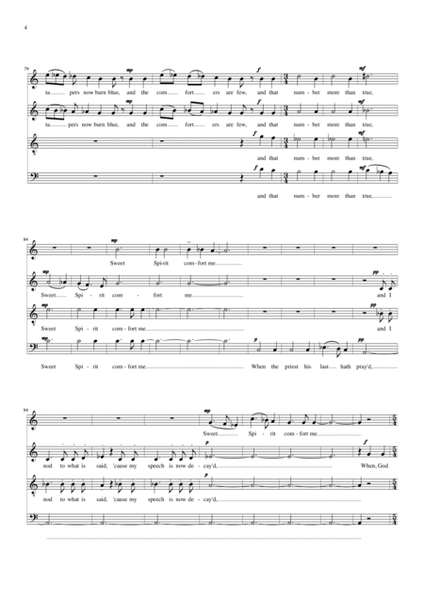 Litany to the Holy Spirit for choir - SATB (with splits) image number null