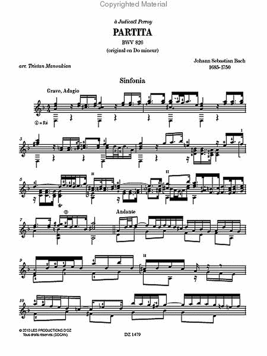Partita BWV 826