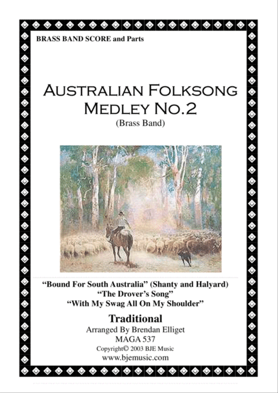 Australian Folksong Medley No. 2 - Brass Band Brass Band scores gallery preview page 1