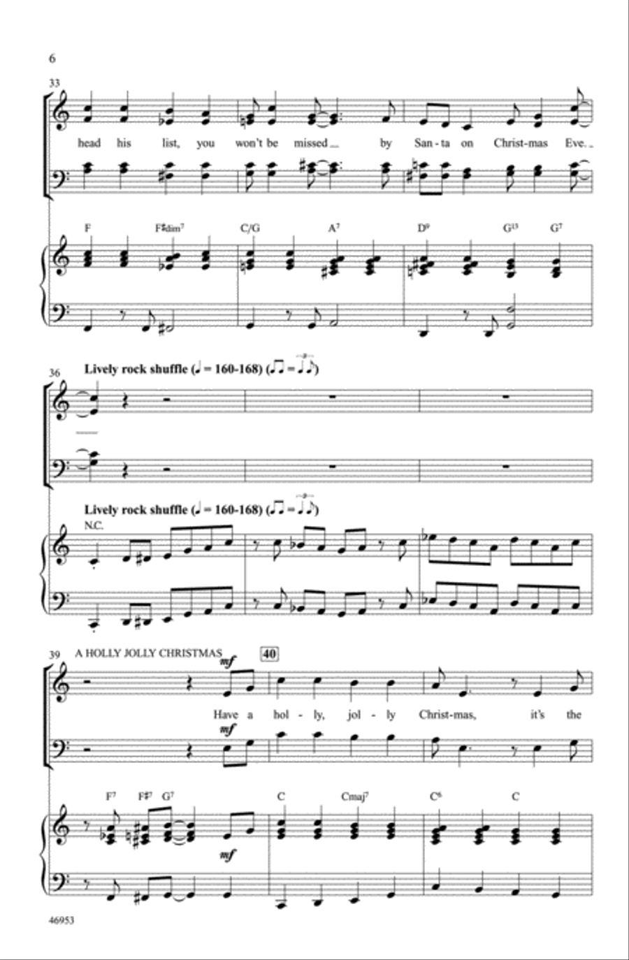 Rockin' Holidays! Rockin' Holidays! Choir scores gallery preview page 5