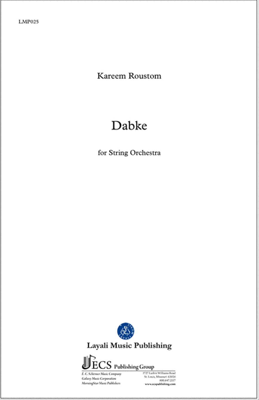 Dabke String Orchestra scores gallery preview page 1