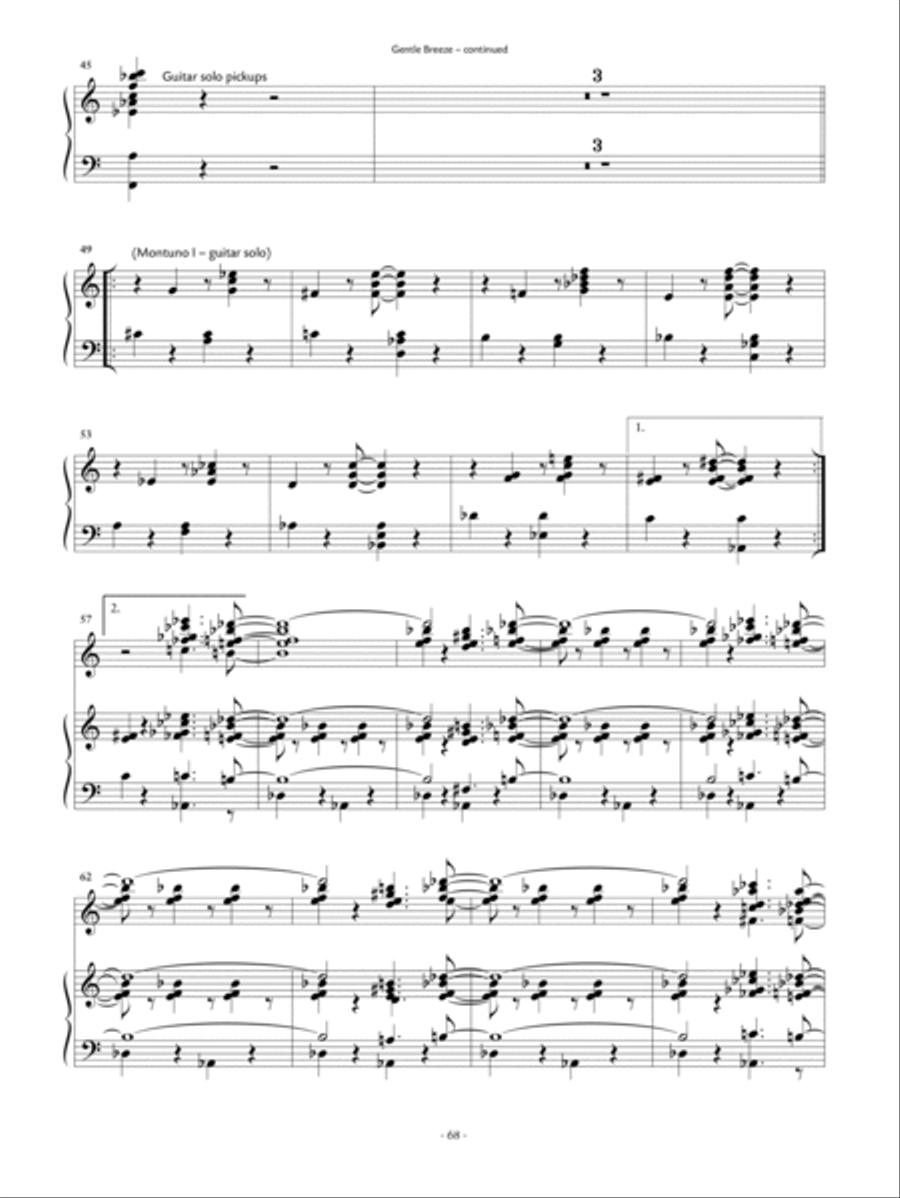 The Music of Clare Fischer Small Ensemble scores gallery preview page 16