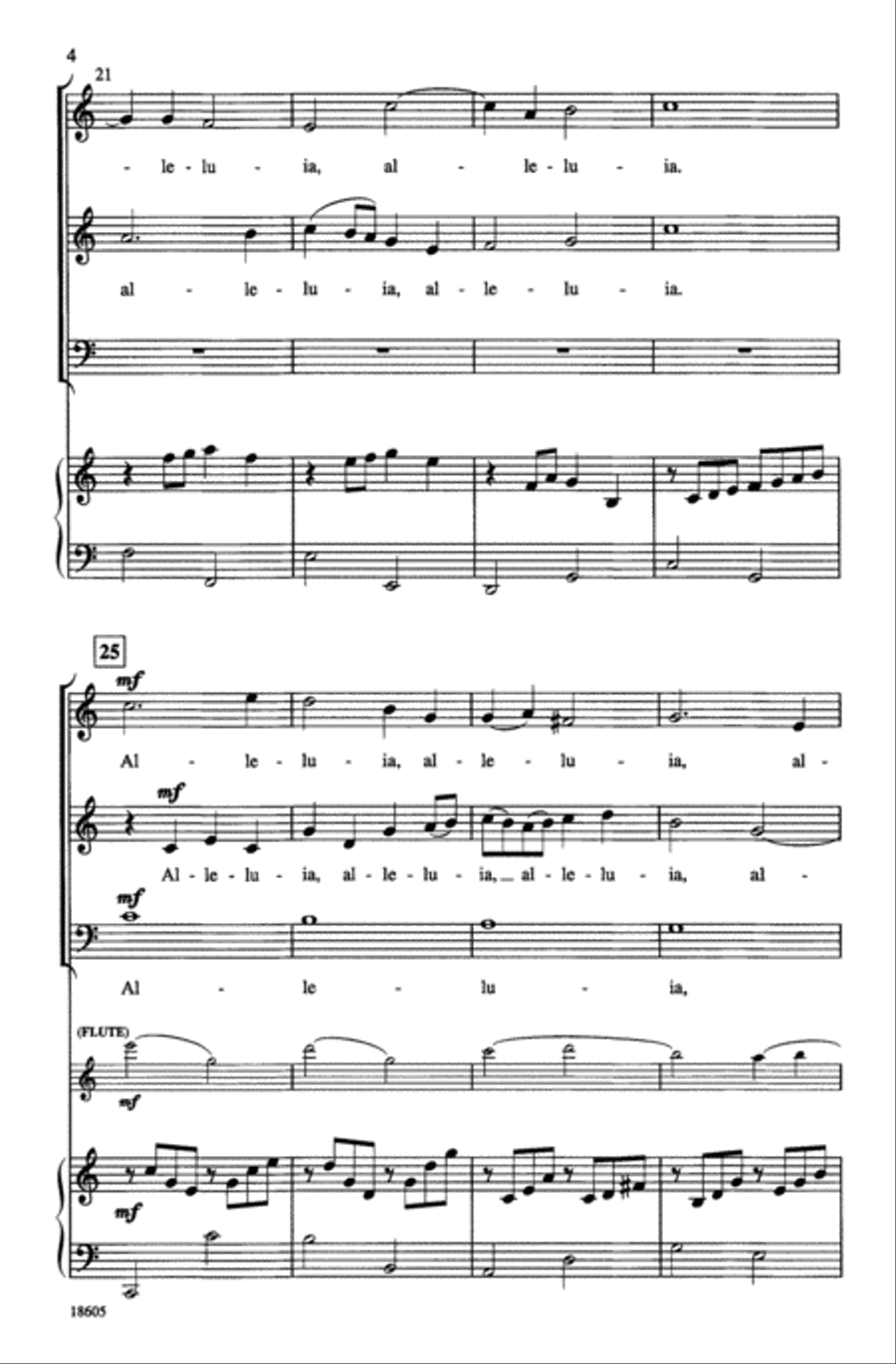 Simply Alleluia 3-Part scores gallery preview page 4