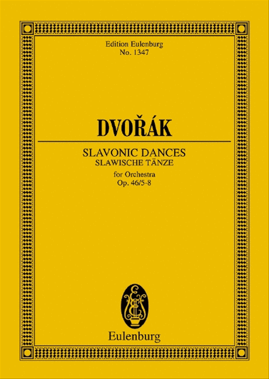 Slavonic Dances Orchestra scores gallery preview page 1