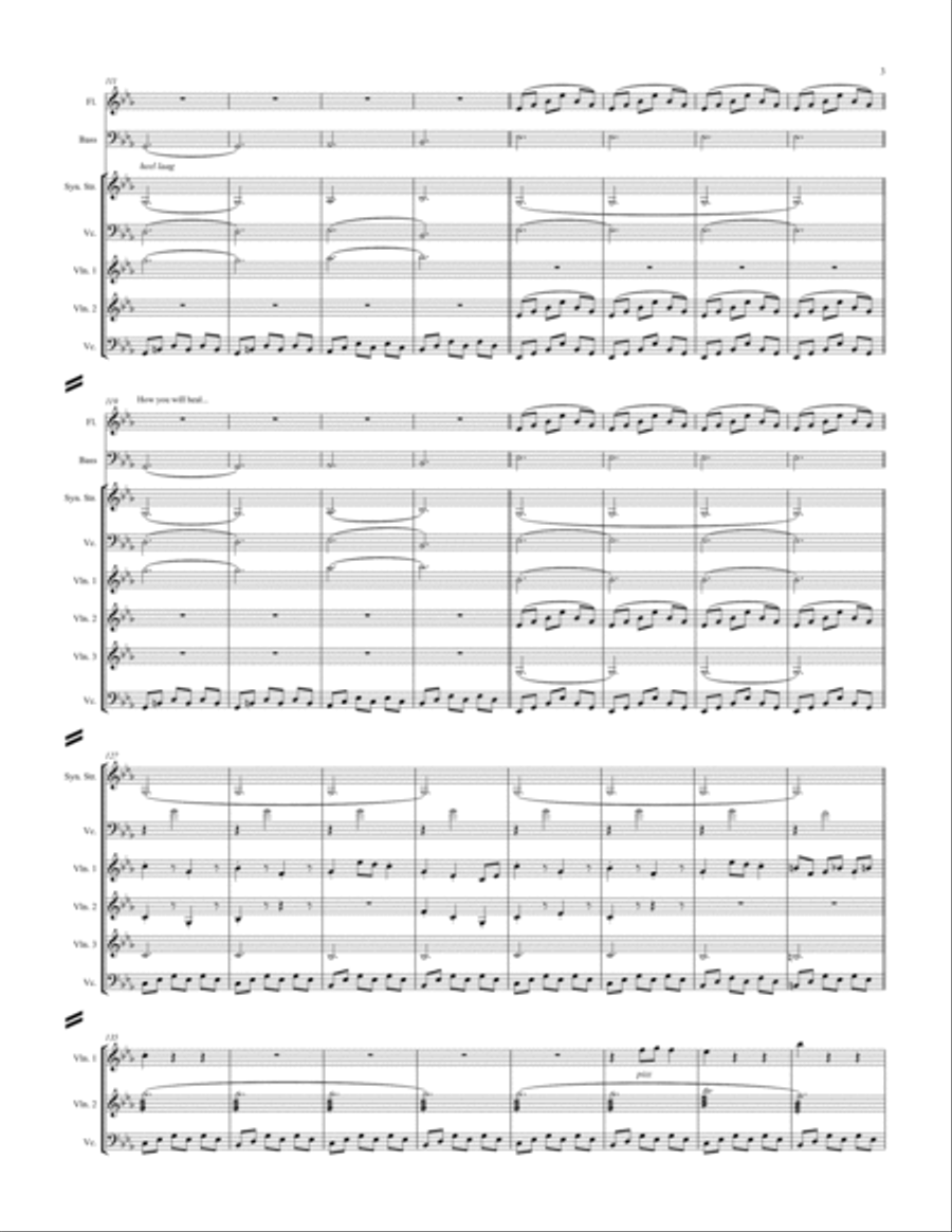 Achilles Come Down Flute scores gallery preview page 3
