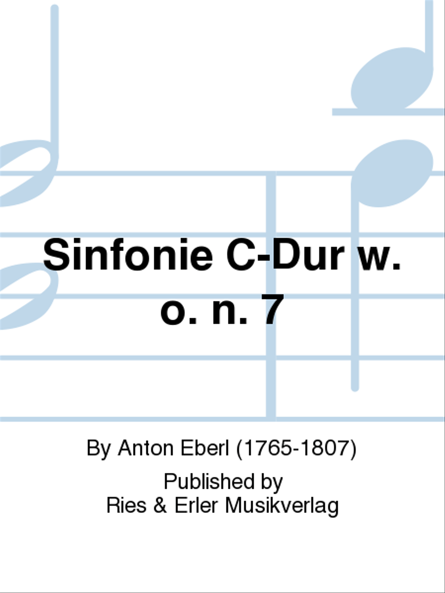 Sinfonie C-Dur w. o. n. 7 School and Community scores gallery preview page 1