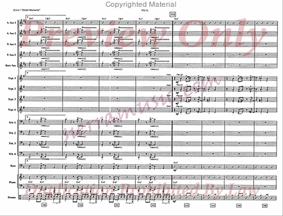 Stolen Moments Big Band scores gallery preview page 14