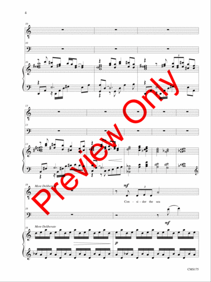 Songs of Solemn Confession: A Song Cycle Bassoon scores gallery preview page 5