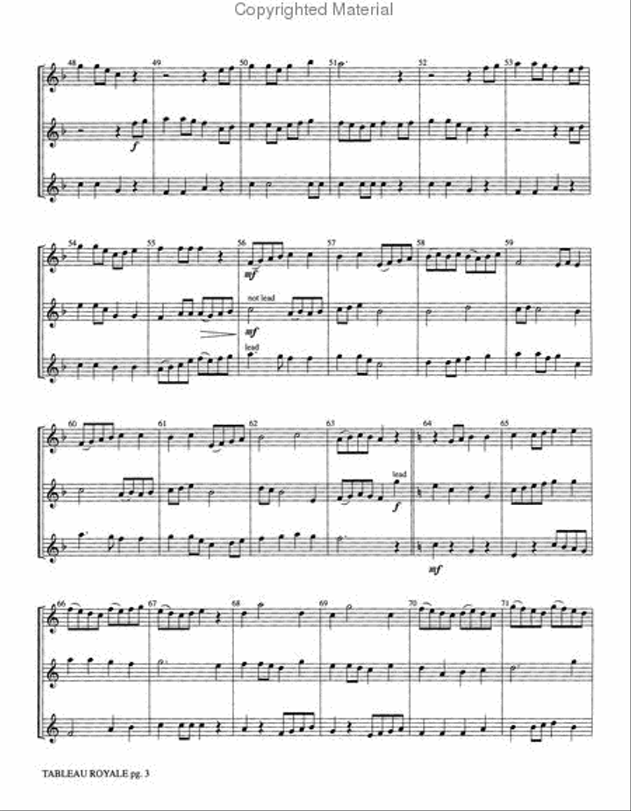 Tableau Royale Tableau Royale Small Ensemble scores gallery preview page 3