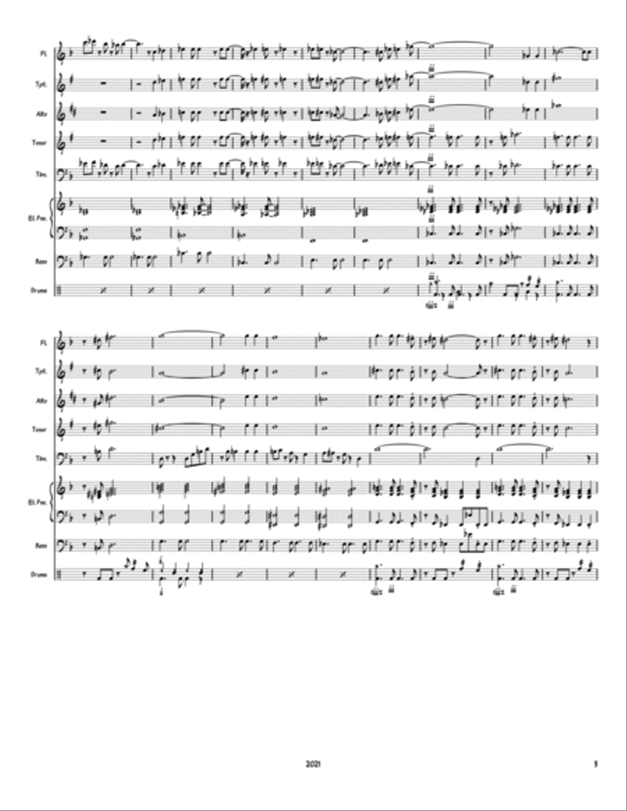 Up, Up And Away Large Ensemble scores gallery preview page 3