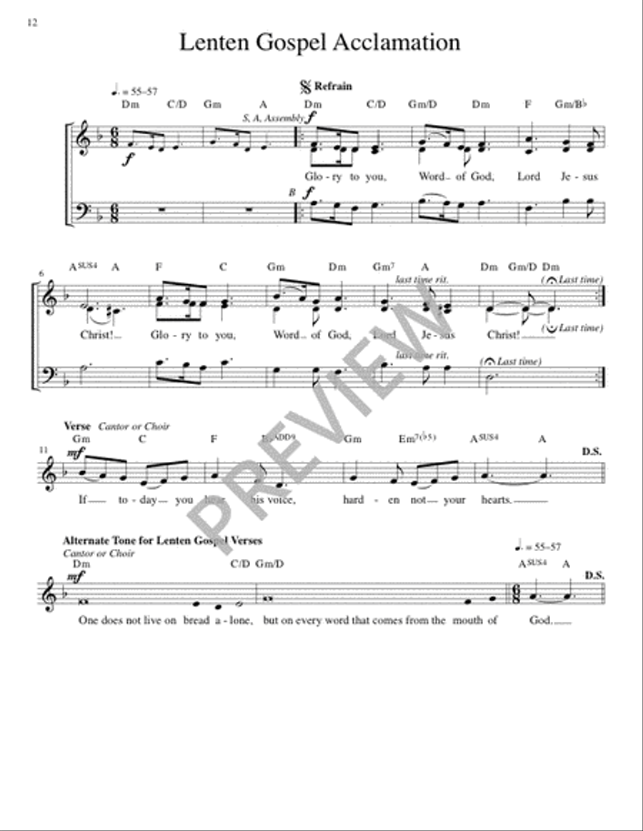 Mass of Joy and Peace - Guitar edition Guitar scores gallery preview page 12