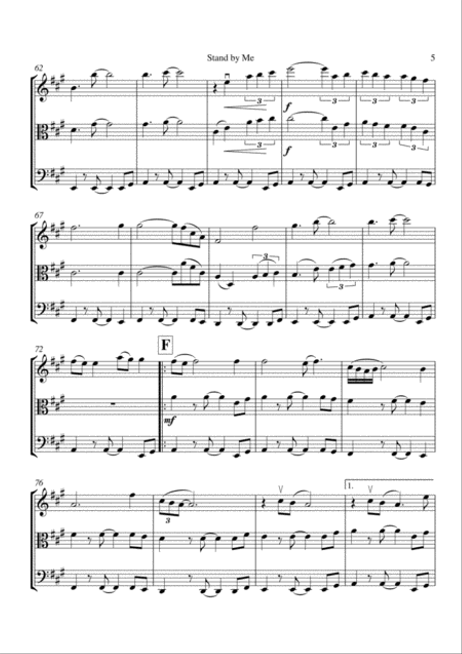 Stand By Me Small Ensemble scores gallery preview page 6