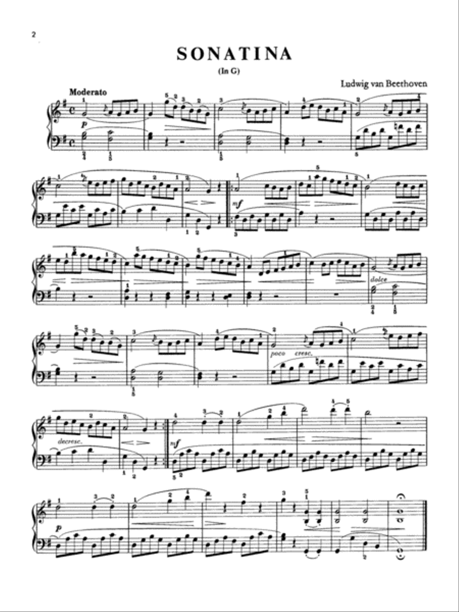 Sonatina Album Piano Solo scores gallery preview page 3